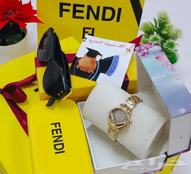 اقوى عروض   ساعه نسائي اشكال فندي ضمان سنتين جوده 6