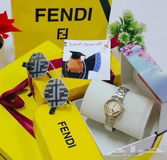 اقوى عروض   ساعه نسائي اشكال فندي ضمان سنتين جوده 8
