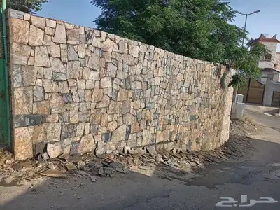 شغل حجر تلبيس جدارات 2