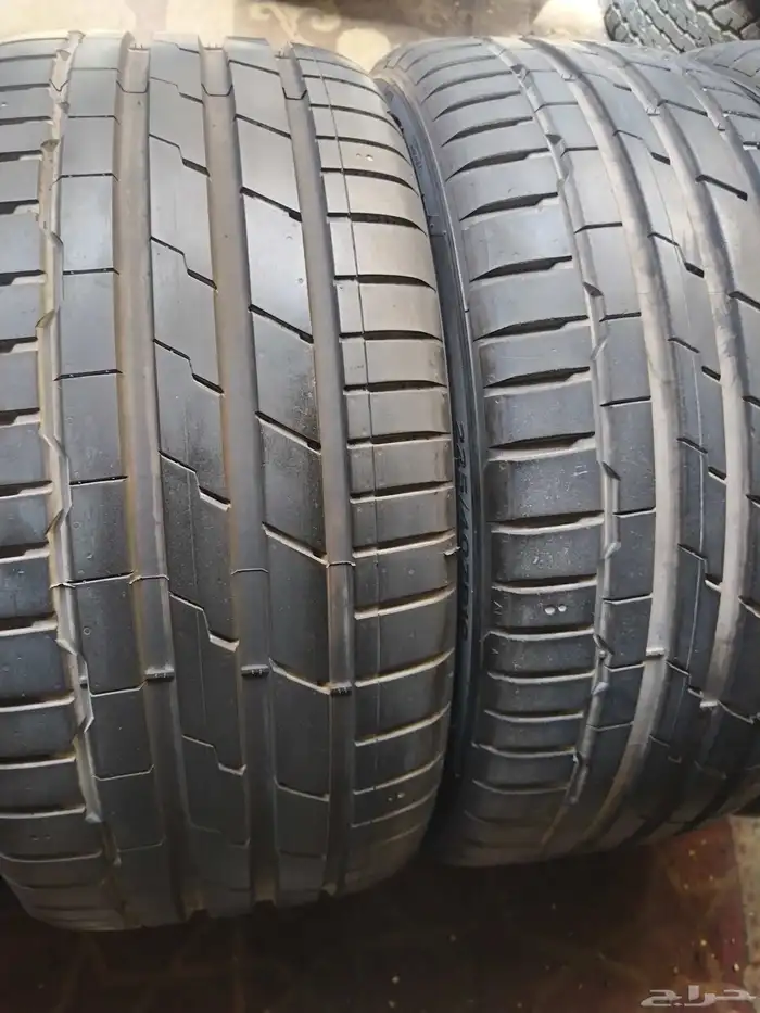 كفرات هنكوك الاخلفي 255 35 19 ولامامي 225 40 19 4