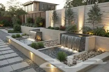 تصميم وتنفيذ نوافير وشلالات احترافية 0