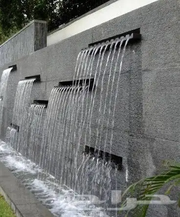 تصميم وتنفيذ نوافير وشلالات احترافية 1