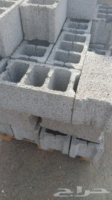 بطحاء اسمنت طوب عتب بلك اسود واحمر 2