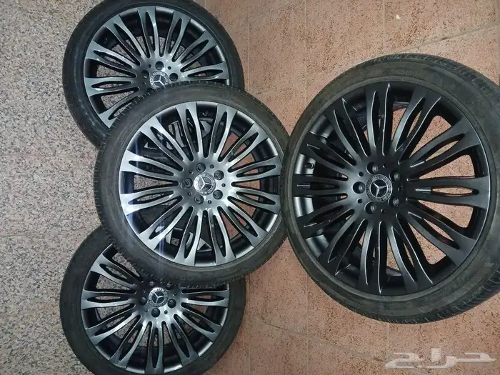 جنوط مرسيدس يخت 2017 S 600 مع كفرات نظيفه 1