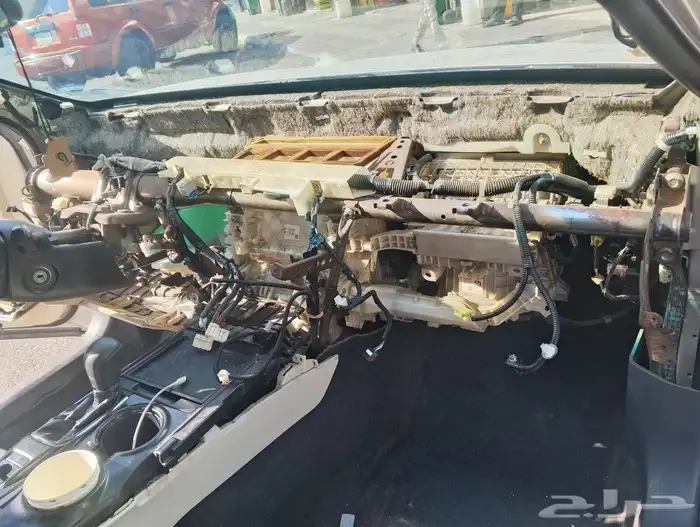تنجيد طبلون كامري موديل 2019 بعد الحادث وانفجار الايرباج 0
