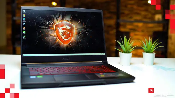لابتوب msi مع كرت الشاشة RTX2060 للقيمنق و المنتاج مستعمل 0