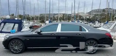 جنوط مرسيدس يخت 2017 S 600 مع كفرات نظيفه 2