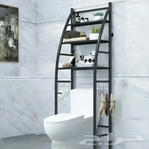 اجعل حمامك أكثر أناقة وتنظيما  منظم تخزين المرحاض 0