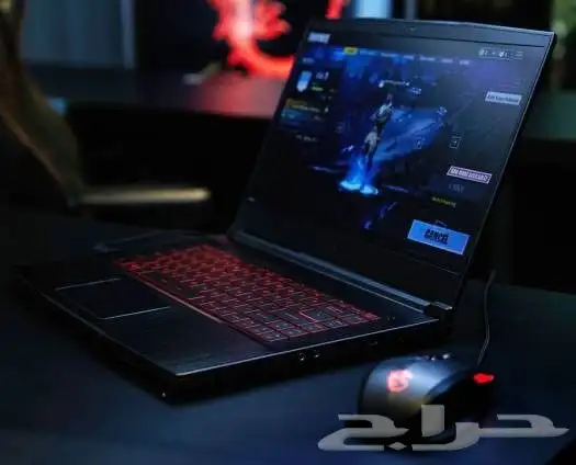 لابتوب msi مع كرت الشاشة RTX2060 للقيمنق و المنتاج مستعمل 1