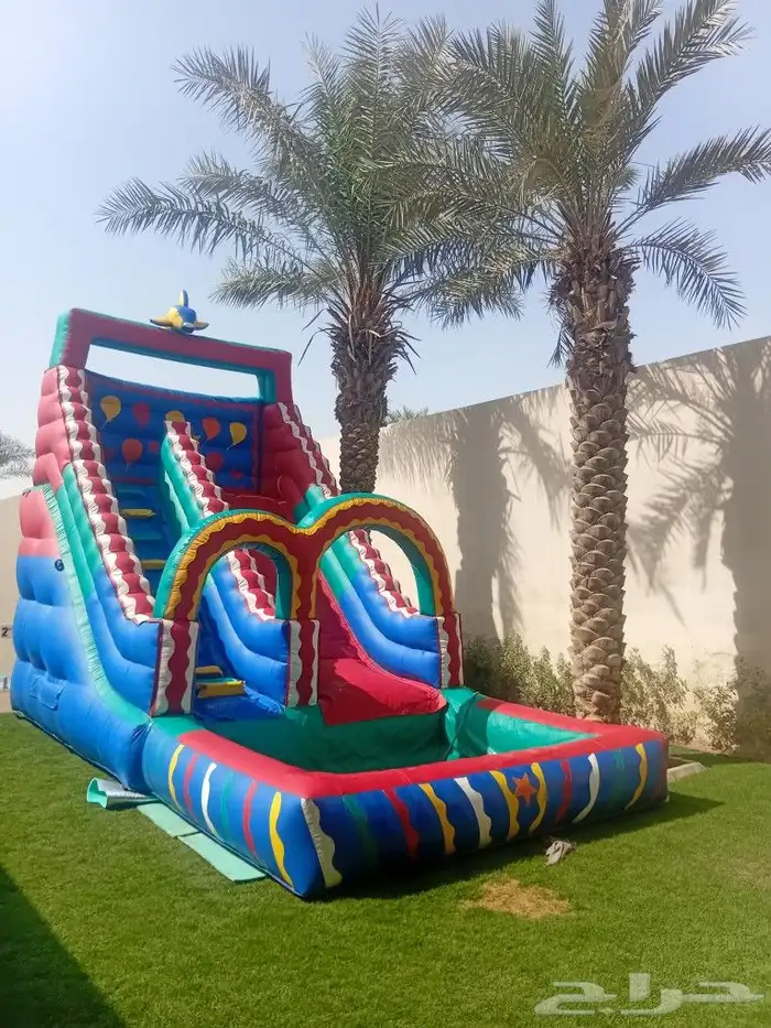 نطيطات زحاليق مائيه ملعب صابوني 1