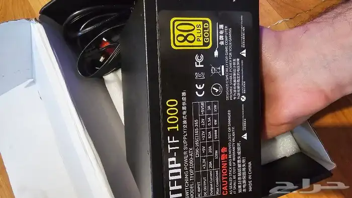 F.SKYWINDINTL. جديد ذهبي 1000 واط كمبيوترpower supply 5