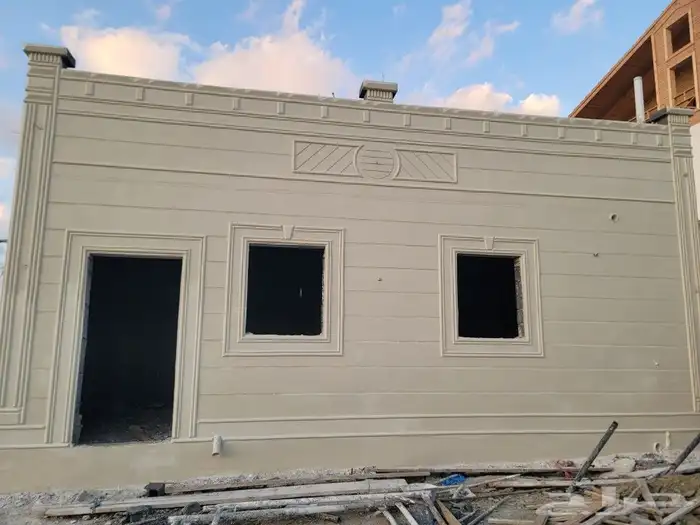 لياسه ملونه بطحاء الرياض ولاسمنت الأبيض بديل الحجر كسر 8