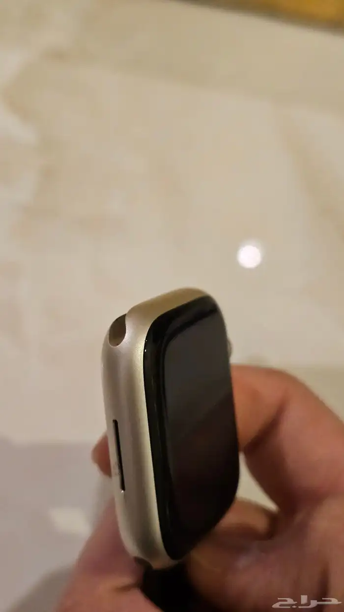 Apple Watch Series 7 45mm ألمنيوم بيج (Starlight) GPS 3