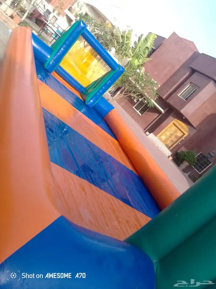 ملاعب صابونيه وزحاليق مائيه وجافه للإيجار 11