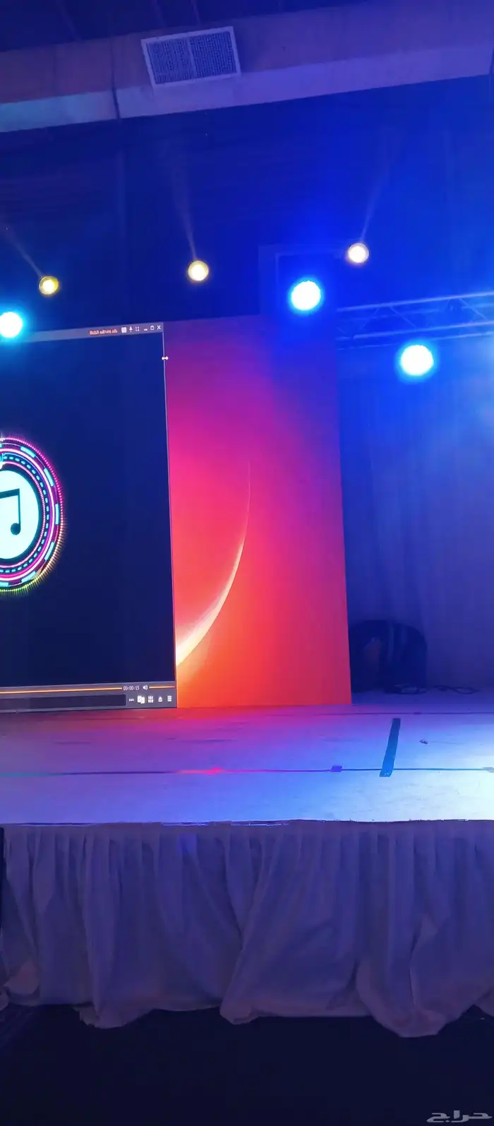 تنظيم معارض ومؤتمرات وفعاليات شاشات ضوئيات صوتيات ستيج 2