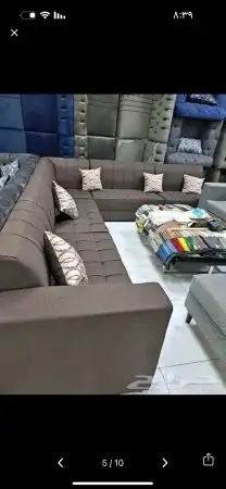 كنب جديد جاهز حرف ال و7نفر شامل التوصيل 28