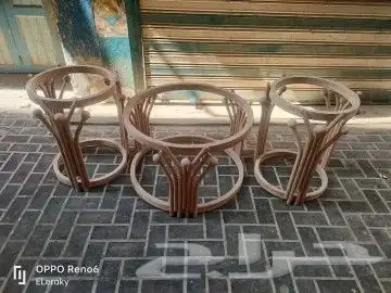 طاولات خشب زان طبيعي 0