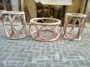 طاولات خشب زان طبيعي 9
