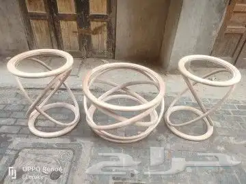 طاولات خشب زان طبيعي 8