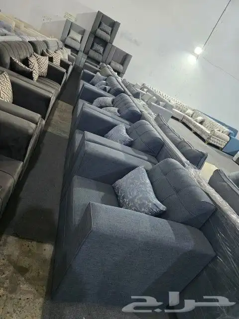 كنب جديد جاهز حرف ال و7نفر شامل التوصيل 19