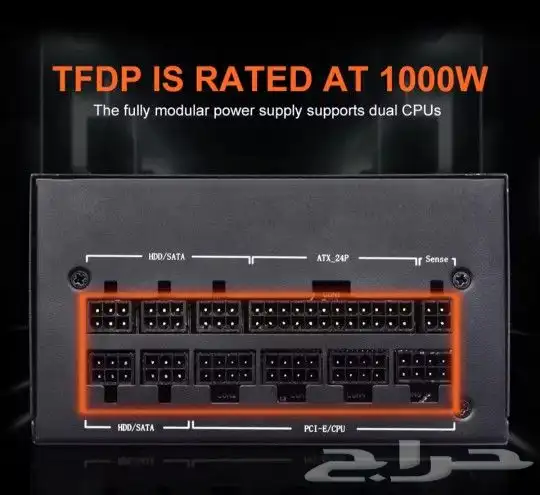 F.SKYWINDINTL. جديد ذهبي 1000 واط كمبيوترpower supply 3