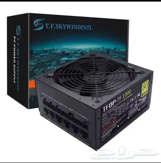 F.SKYWINDINTL. جديد ذهبي 1000 واط كمبيوترpower supply 4