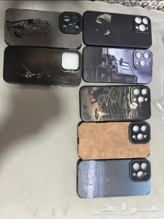 جراب آيفون 16 برو ماكس لم يتم استعمالهم نهائيا سعر الحبه 15 0