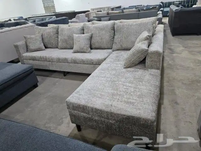 كنب جديد جاهز حرف ال و7نفر شامل التوصيل 26