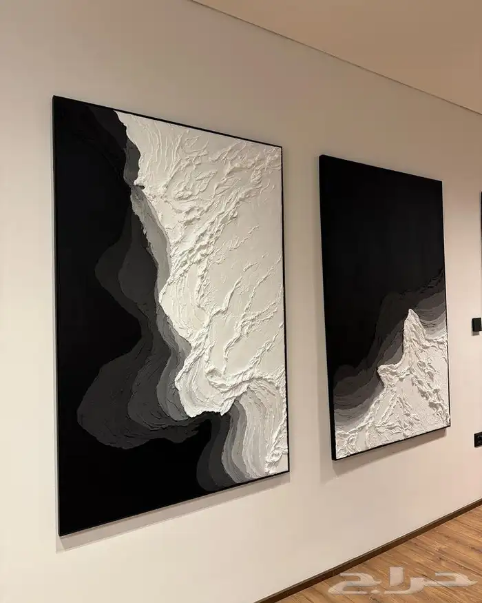 لوحات جداريه كانفس تفصيل حسب الطلب رسم يدوى بارز 12
