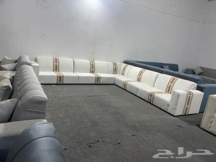 كنب جديد جاهز حرف ال و7نفر شامل التوصيل 30