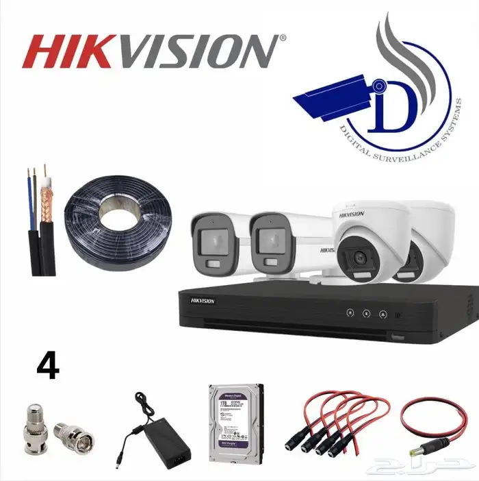 عرض 4 كاميرات امنية 3k 6 ميجا 0