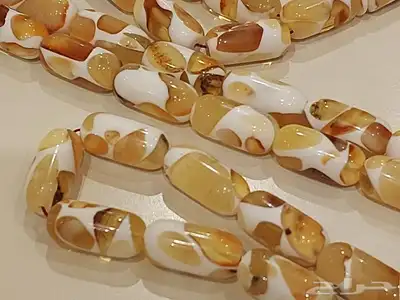 سبحة مسباح كهرمان أرابيسك 45 خرزة 3