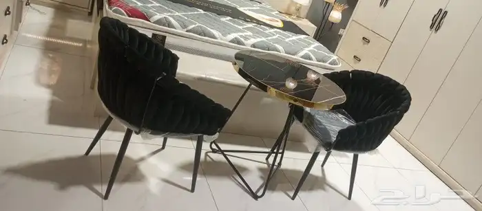 كراسي وطاولات كافيه ذهبي 8