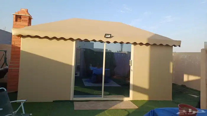 الخيام ملكي عادي بيت شعر مظلات غير كماش خيما فكو تركيب 3