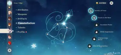 حساب قينشن امباكت2020 اوروبي فيه 19 فايف ستارزgenshin impact 10