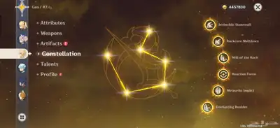 حساب قينشن امباكت2020 اوروبي فيه 19 فايف ستارزgenshin impact 21