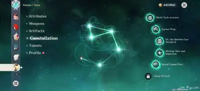 حساب قينشن امباكت2020 اوروبي فيه 19 فايف ستارزgenshin impact 15