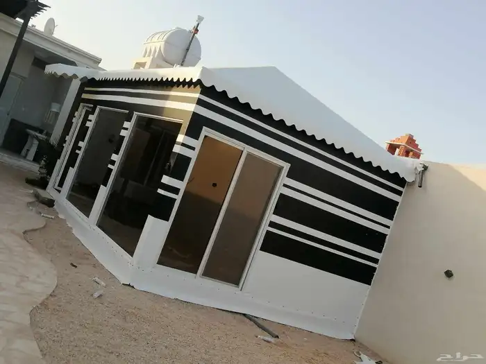 الخيام ملكي عادي بيت شعر مظلات غير كماش خيما فكو تركيب 9