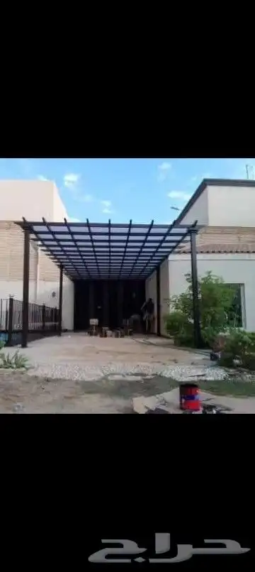 مظلات سواتر برجولات هناجر مستودعات كلادنج ابواب شبابيك وجميع 3