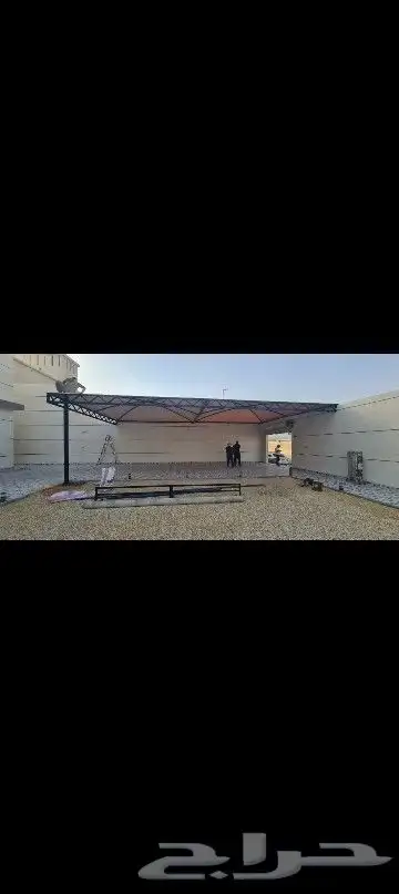 مظلات سواتر برجولات هناجر مستودعات كلادنج ابواب شبابيك وجميع 7