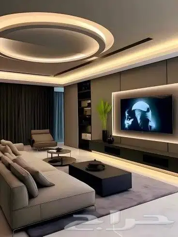 ديكور جبسم بورد اسمينت بورد   الطايف 5