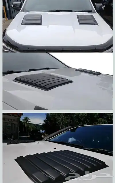 غطاء تجميلي أسود للفورد رينجر رينجر Ford Ranger hood scope 0