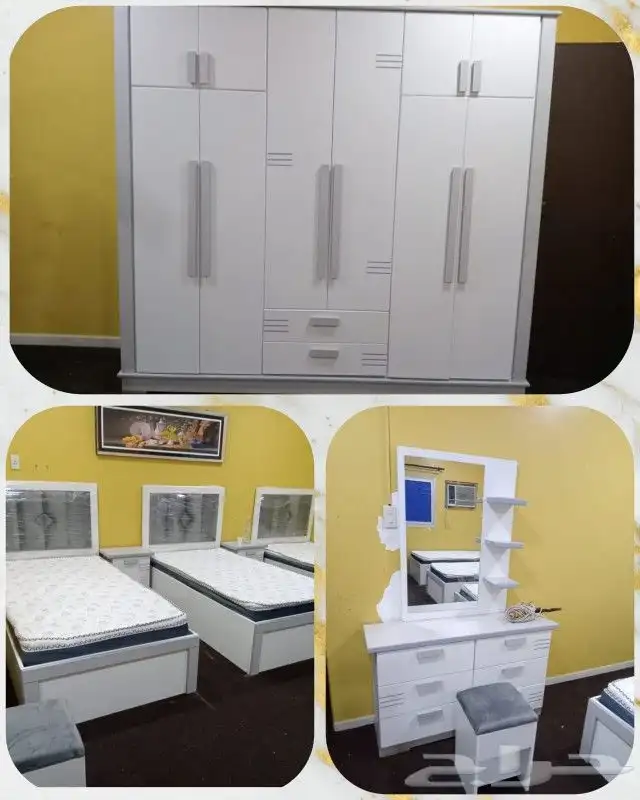 غرف نوم وطني جاهز جديد السعر 1300 14