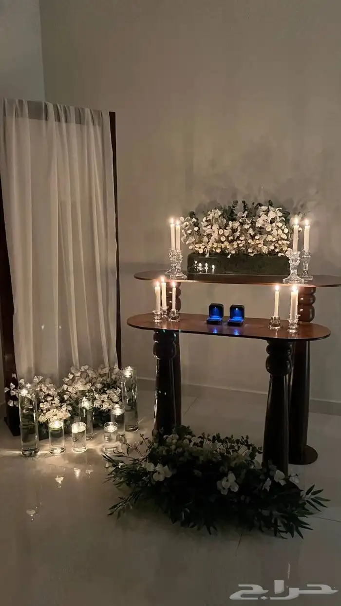 طاولة_عقد_قران سكاكا  كوشات_الجوف  طاولات_استقبال  صوير_هديب 4