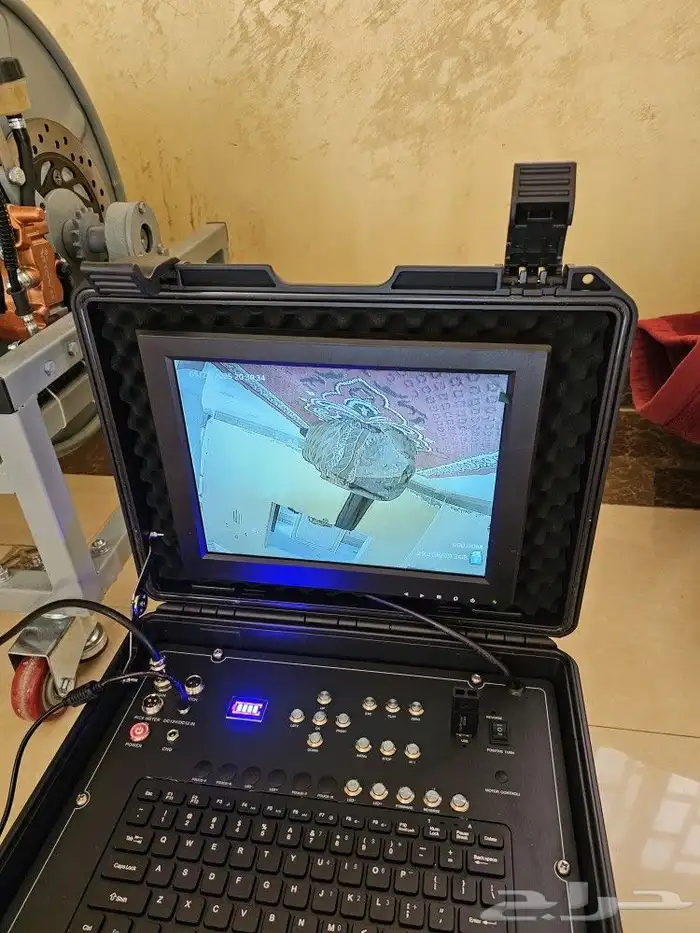 طبرجل كاميرا تصوير آبار حتى عمق ألف متر تصوير أمامي جانبي 1