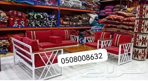 كراسي حديد خارجية جلسات مراكيز احواش استراحات شاليهات كراسي 3