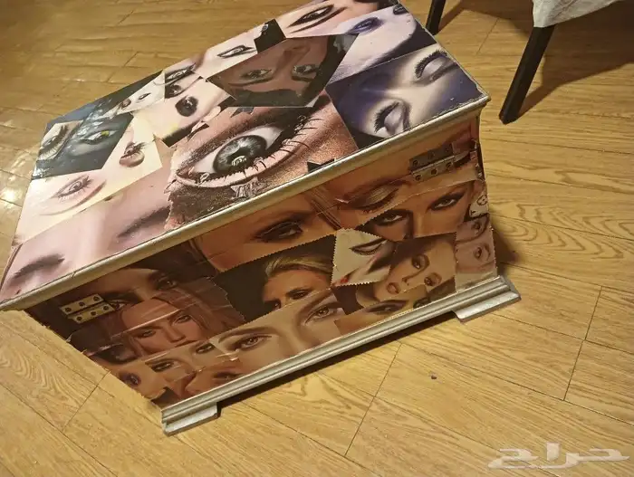 صندوق خشبي تصميم كولاج 0