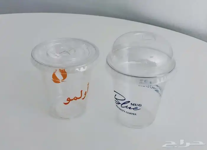 تصميم وتصنيع وطباعة أكواب ورقية وبلاستيكية ملونة ولون واحد 1