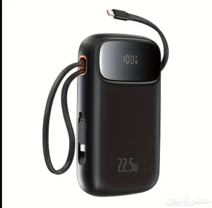 باور بانك سريع 20 مللي أمبير بشاشة مع الوصلات -Power Bank 0