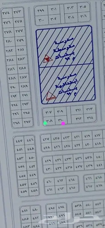 قطعه للبيع مساحتها 725 0